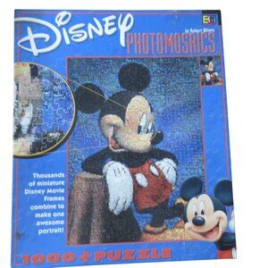 Disney Mickey Mouse Robert Silvers Photomosaic 1000 piece Puzzle 27" x 20"